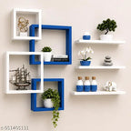 Premium Wooden Wall Shelf for Home Decor | Modern Floating Wall Mounted Display Rack for Living Room, Bedroom & Office | Decorative Shelf for Plants, Books, Photo Frames & Showpieces