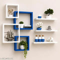 Premium Wooden Wall Shelf for Home Decor | Modern Floating Wall Mounted Display Rack for Living Room, Bedroom & Office | Decorative Shelf for Plants, Books, Photo Frames & Showpieces